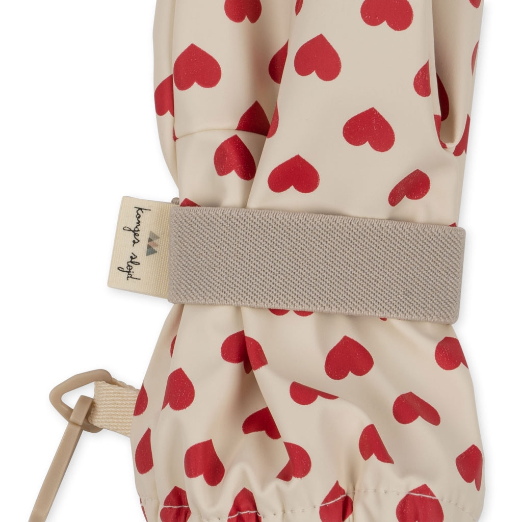 Regen-Fäustlinge 'Coeur Rouge' - The Little One • Family.Concept.Store.