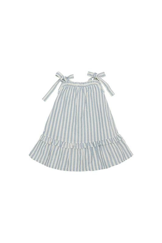 Leinenkleid 'Blue Stripes'