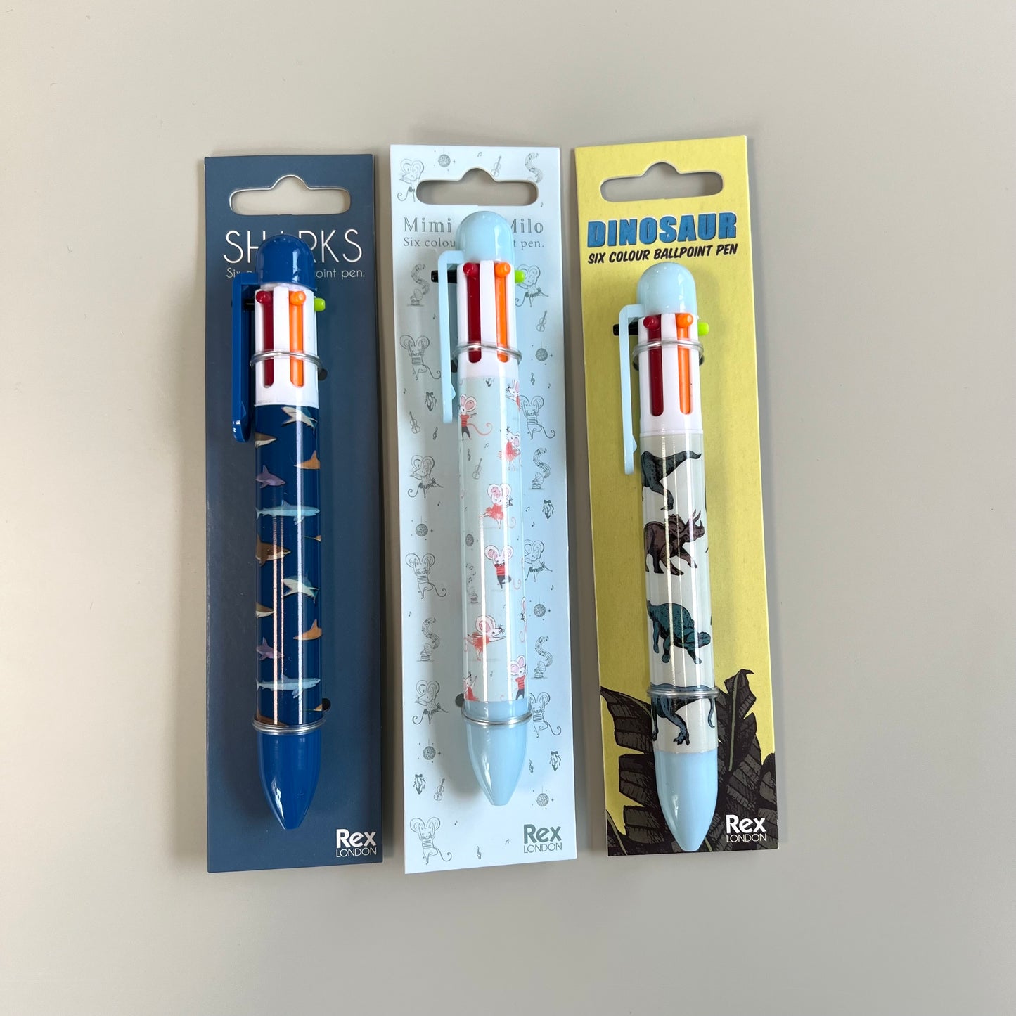 Six Colour Pen 'Sharks' - The Little One • Family.Concept.Store.