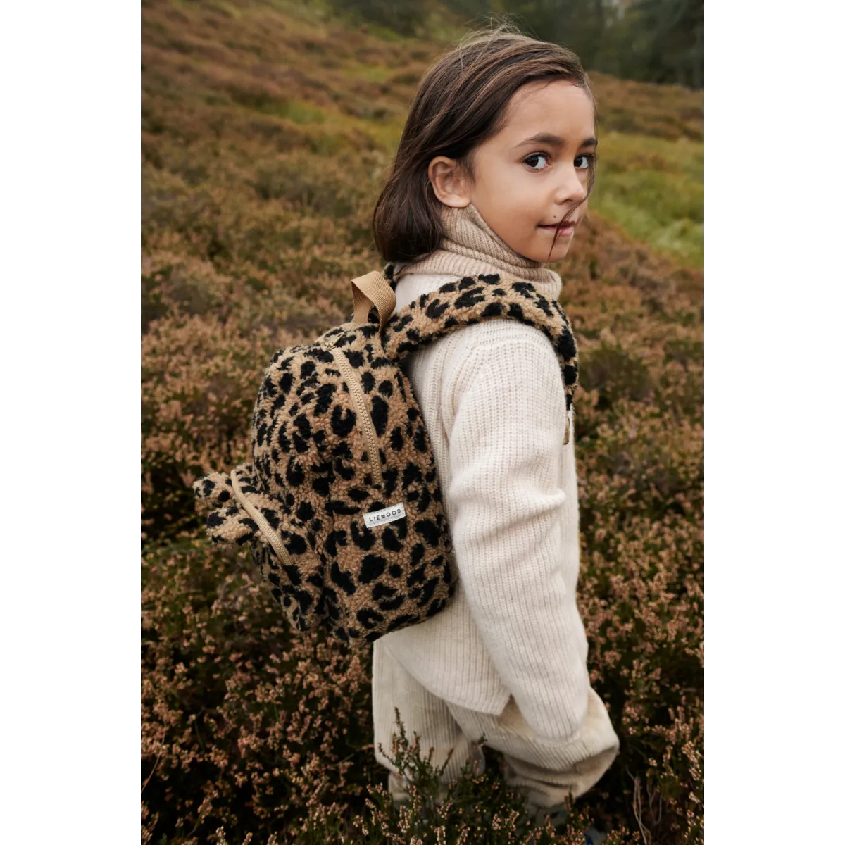 Backpack Allan Pile Medium 'Leo Oat/Black Panther'