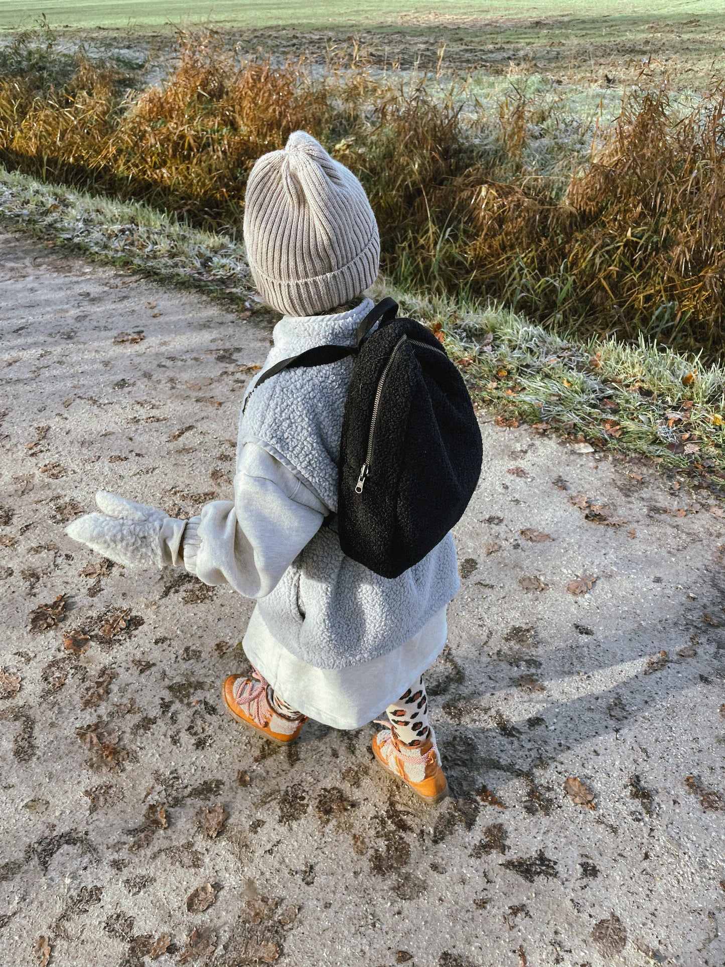 Mini Rucksack Teddy 'Black' - The Little One • Family.Concept.Store.