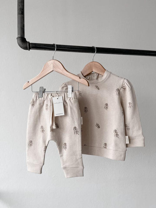 Sweatshirt 'Brown Leaves' - The Little One • Family.Concept.Store.