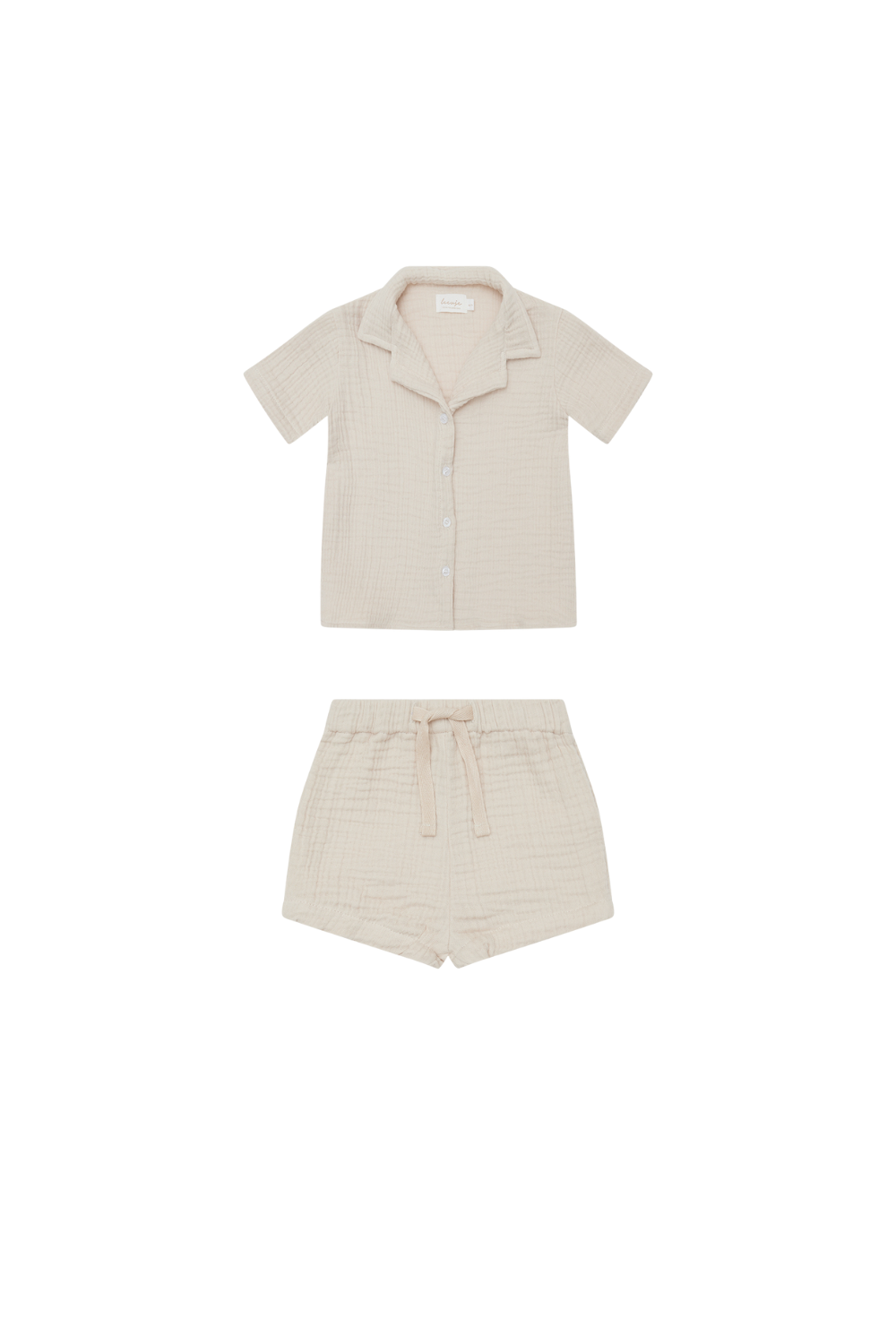 Pyjama-Set Kurz 'Cappuccino'