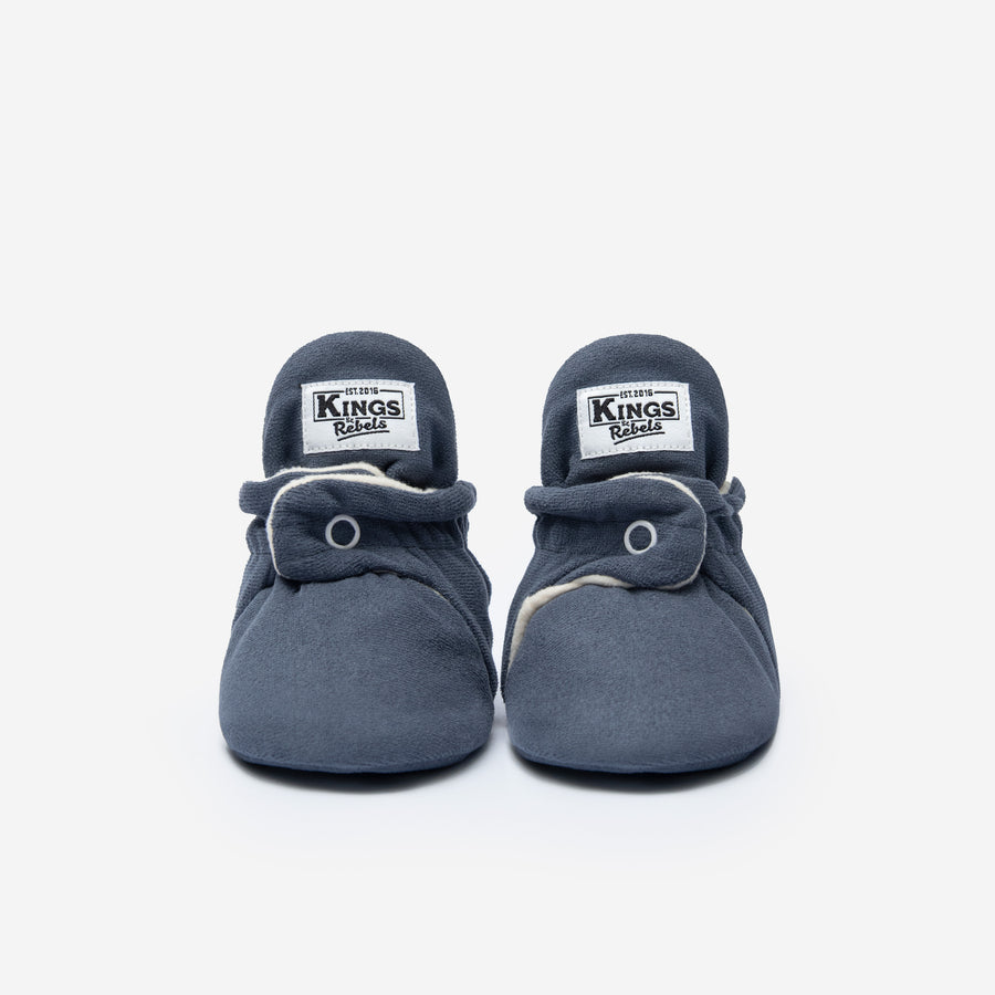Gamuza Booties Gripper 'Night Blue'