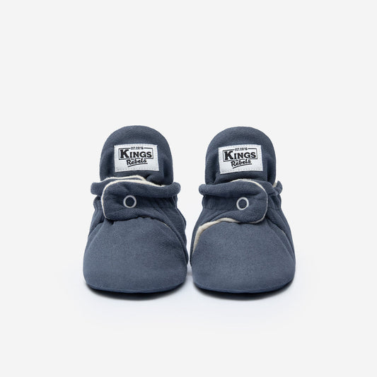 Gamuza Booties Gripper 'Night Blue'