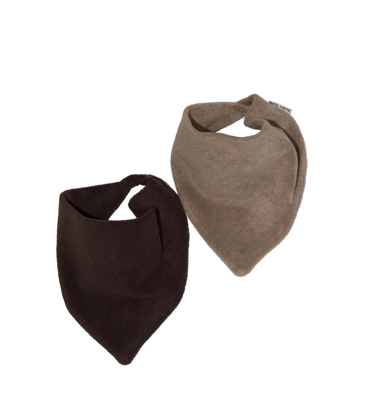2er-Set Dreiecktstücher Lecce 'Olive/Chestnut' - The Little One • Family.Concept.Store. 