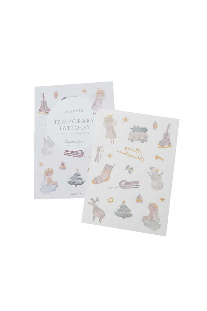 Organic Tattoos 'Christmas' mit Goldfolie