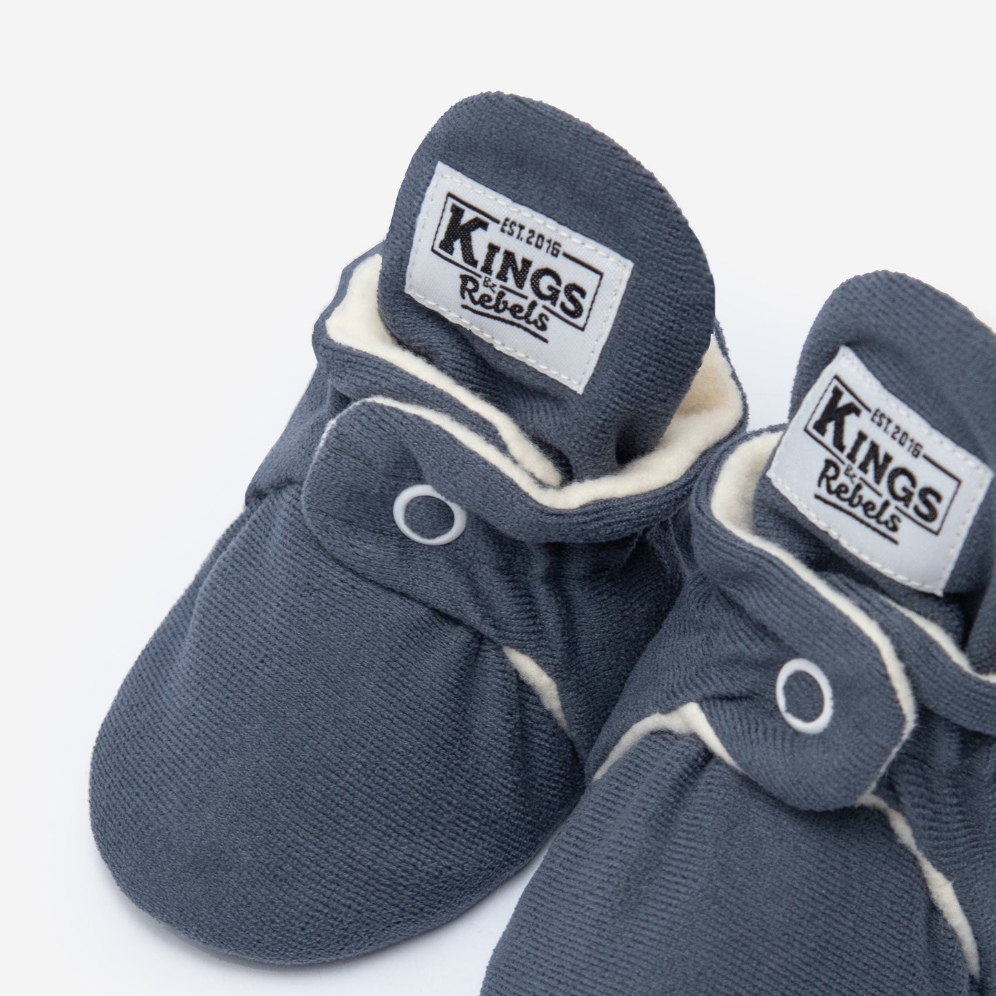 Gamuza Booties Gripper 'Night Blue'