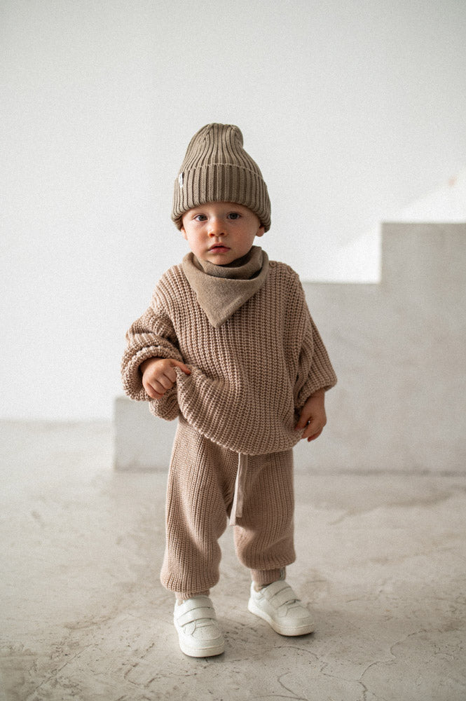 2er-Set Dreiecktstücher Lecce 'Olive/Chestnut' - The Little One • Family.Concept.Store. 