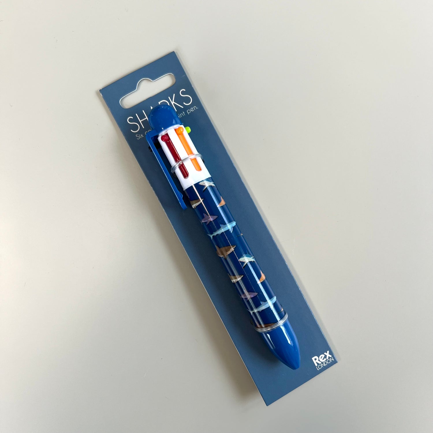 Six Colour Pen 'Sharks' - The Little One • Family.Concept.Store. 