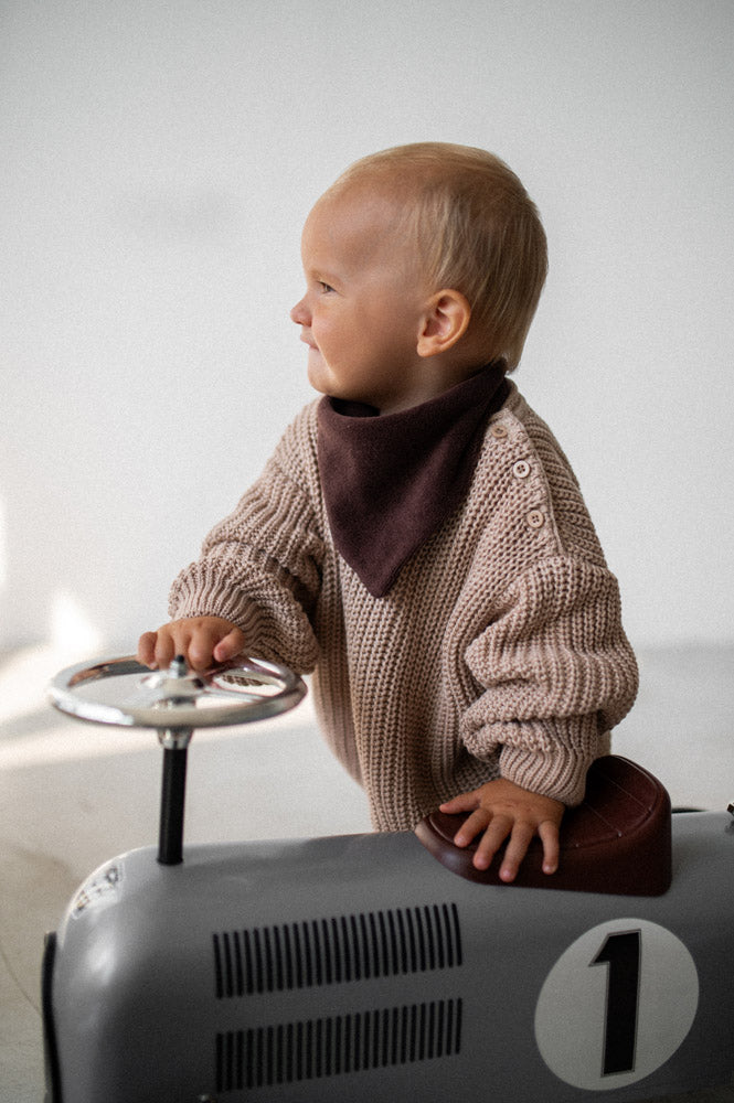 2er-Set Dreiecktstücher Lecce 'Olive/Chestnut' - The Little One • Family.Concept.Store. 