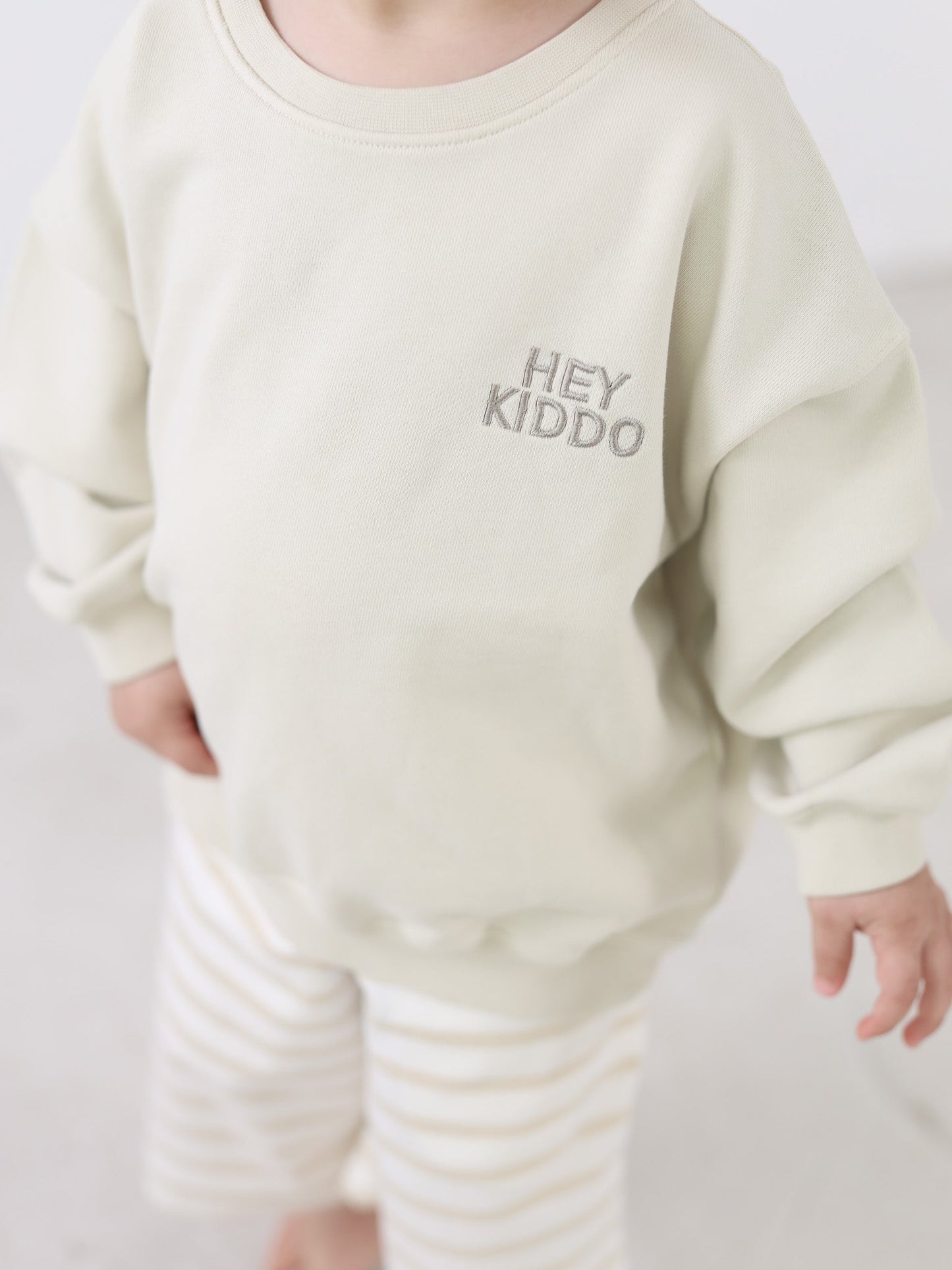 Sweatshirt HEY KIDDO 'Beige/Taupe'
