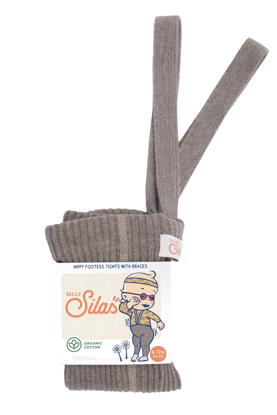 Strumpfhose Hippy Footless Cotton 'Cocoa Blend'