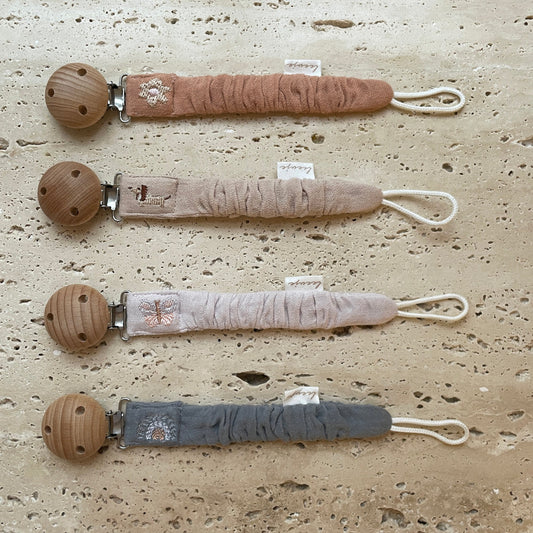 Schnullerkette 'Peach'