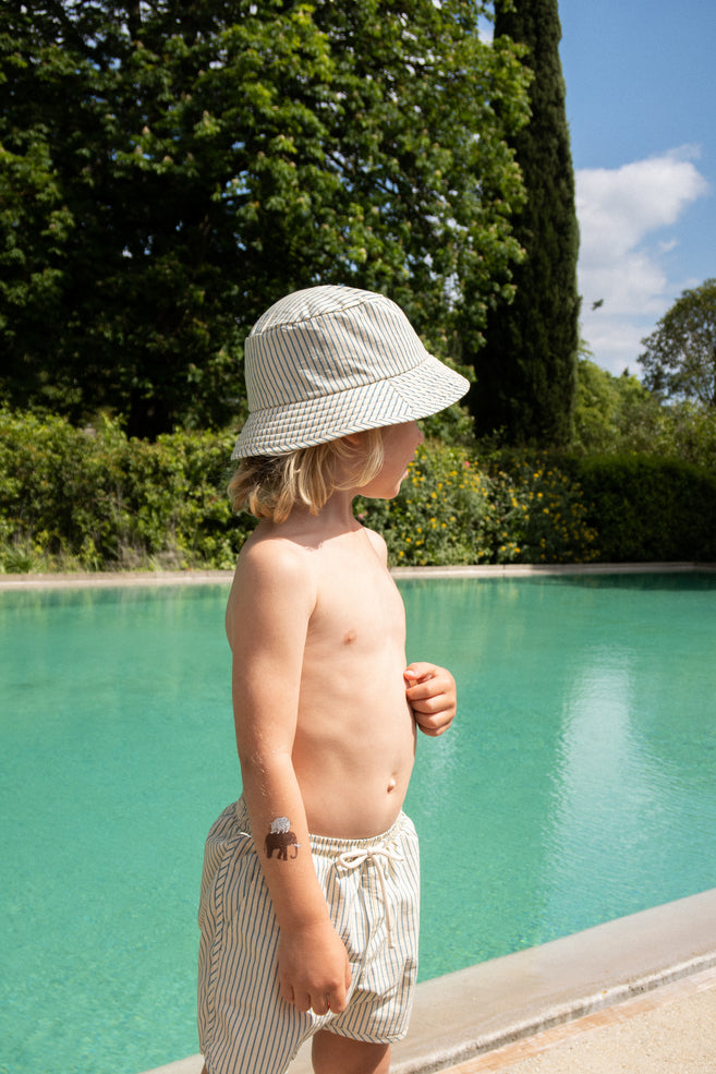 Bucket Hat Asnou 'Stripe Blue'