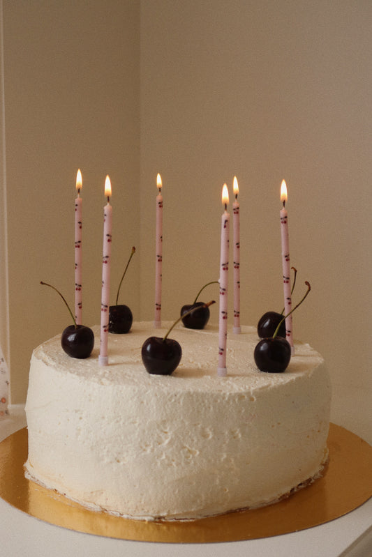 12er-Set Geburtstagskerzen 'Cherry'