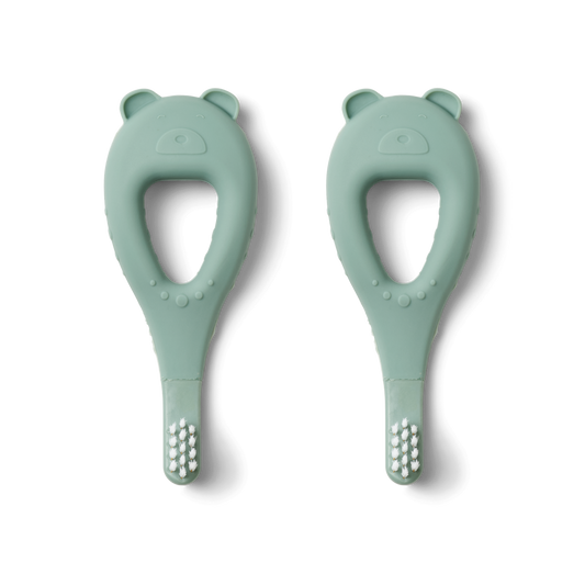 2er-Set Zahnbürsten Janelle Bear 'Peppermint'