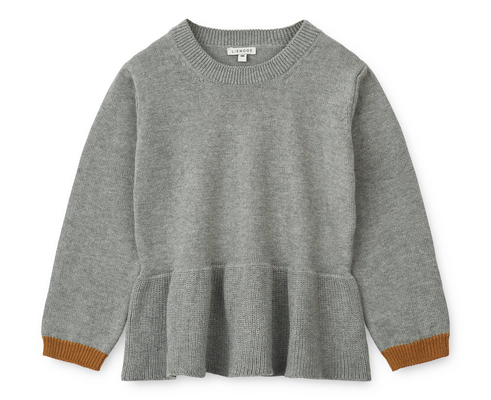 Strickpullover Esme 'Grey Melange' - The Little One • Family.Concept.Store. 