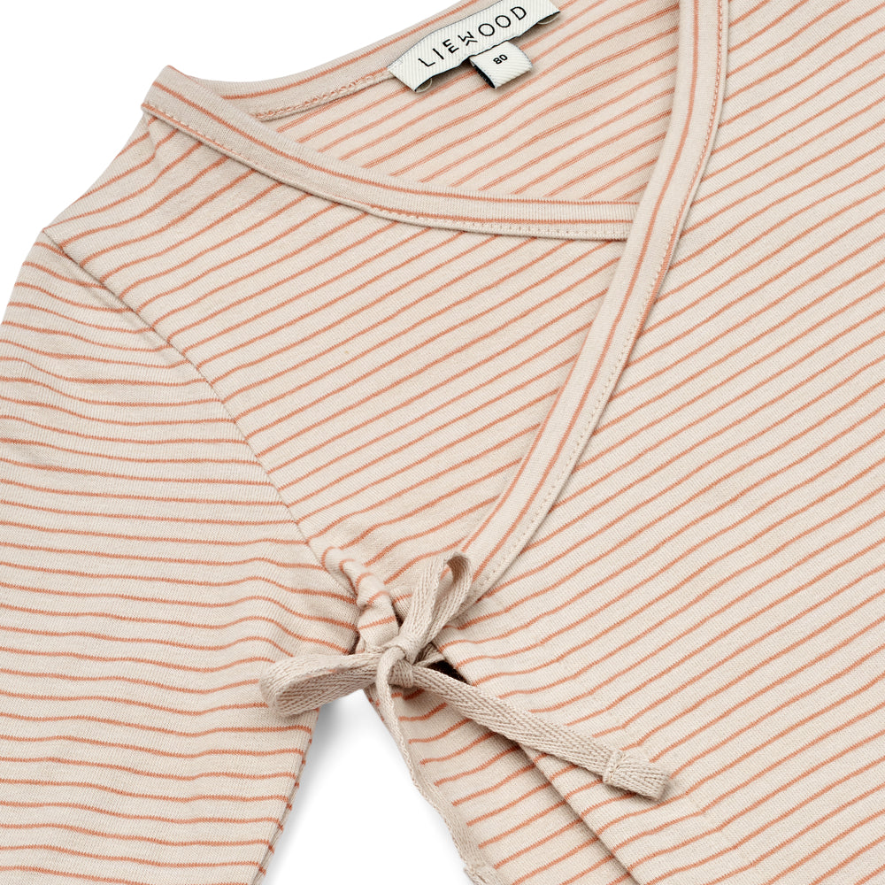 Wickeljäckchen Tadeo 'Stripe Sandy/Tuscany Rose' - The Little One • Family.Concept.Store. 