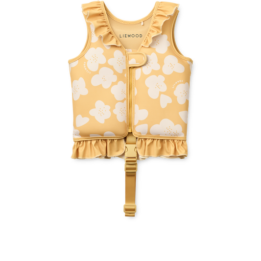 Schwimmweste mit Rüschen Dove 'Flower/Lemon Yellow'