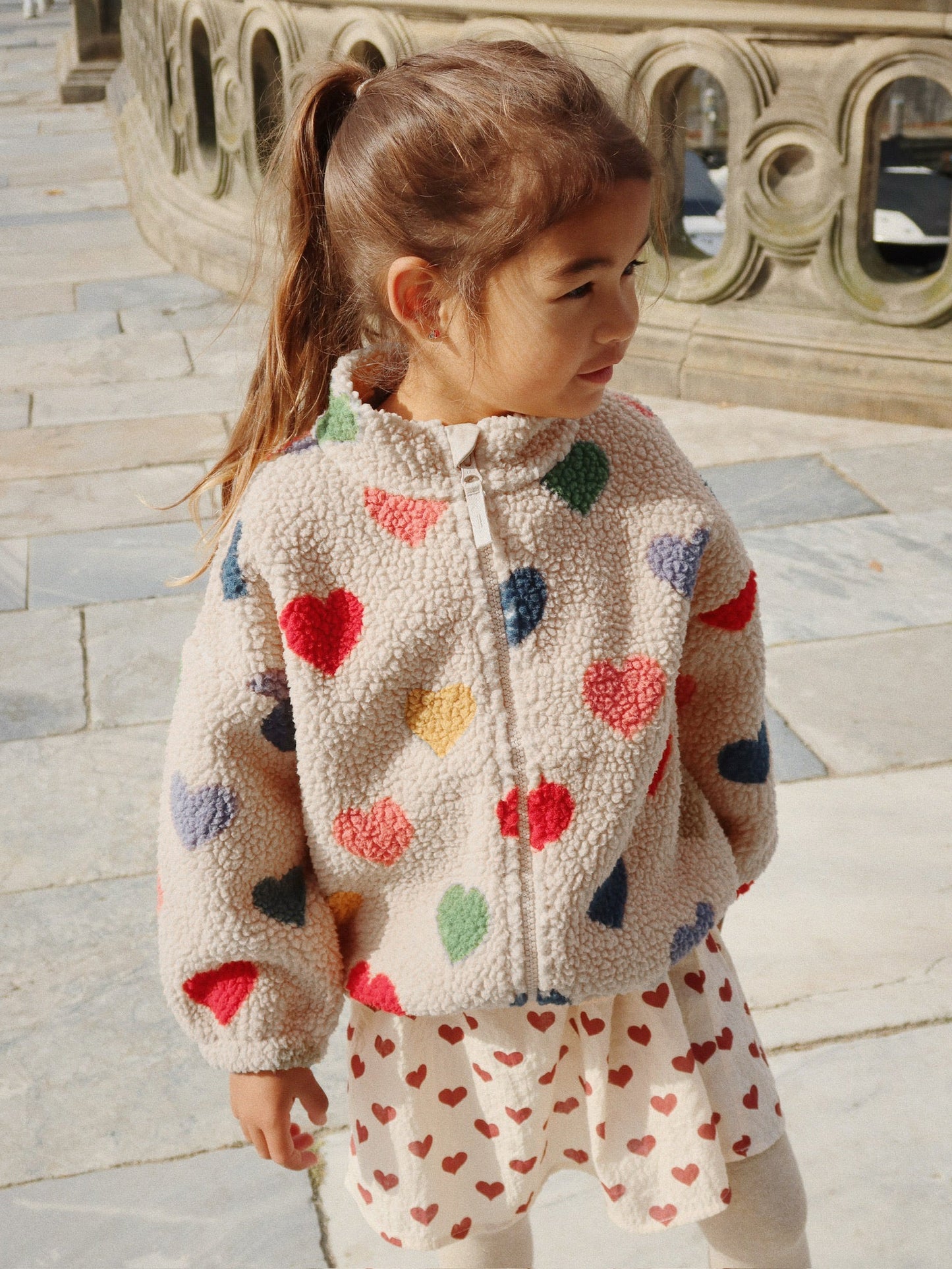 Teddyjacke Jody 'Bon Coeur Coloré'