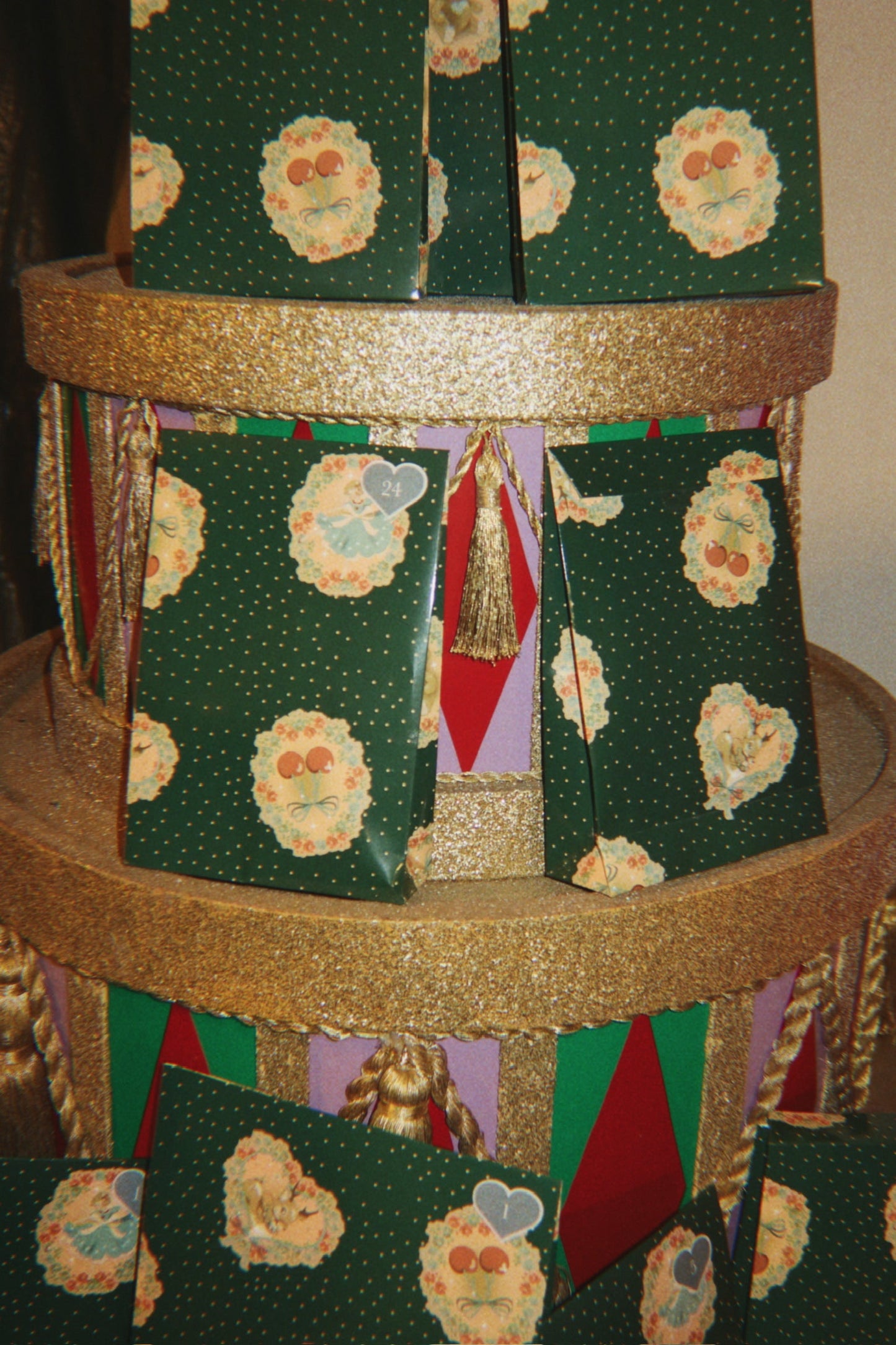 24-teiliger Adventskalender 'Blue'
