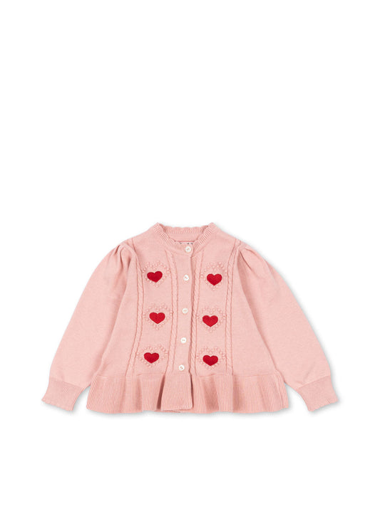 Strickjacke Soleil 'Silver Pink'