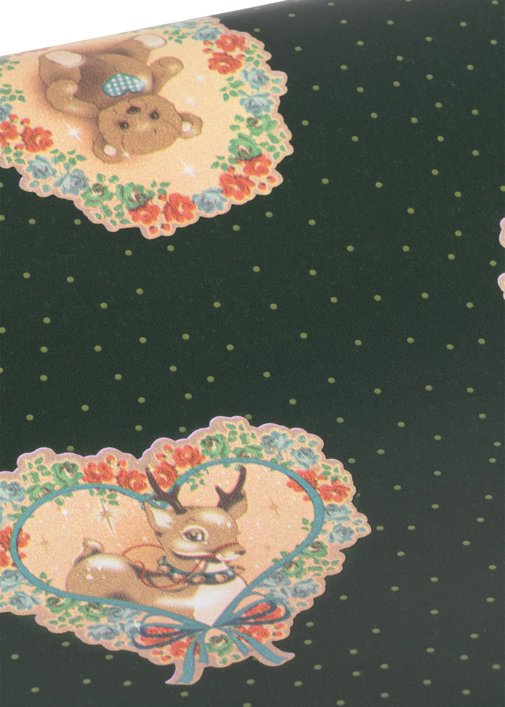 Geschenkpapier 'Deer Diary Green'