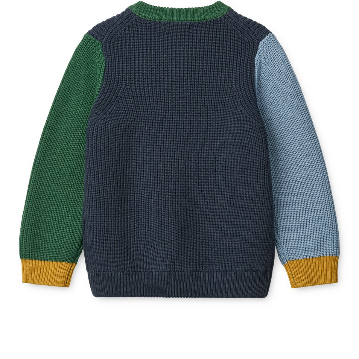 Baumwollstrickjacke Thea 'Classic Navy Multi Mix'