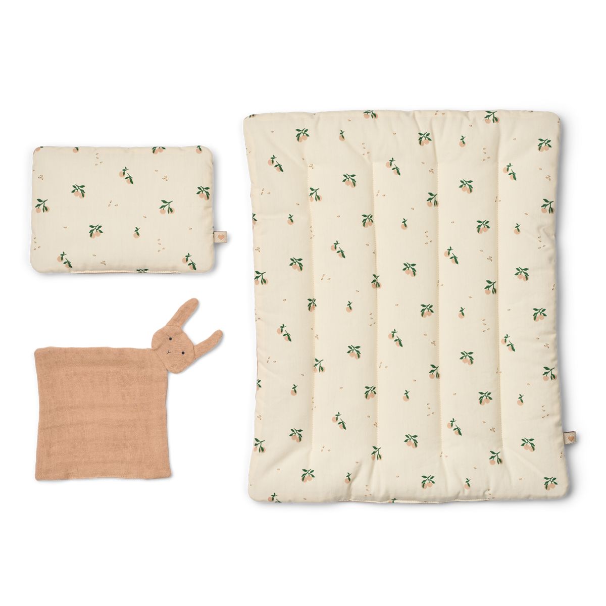 Puppenbett-Set Joan 'Peach/Sea Shell'