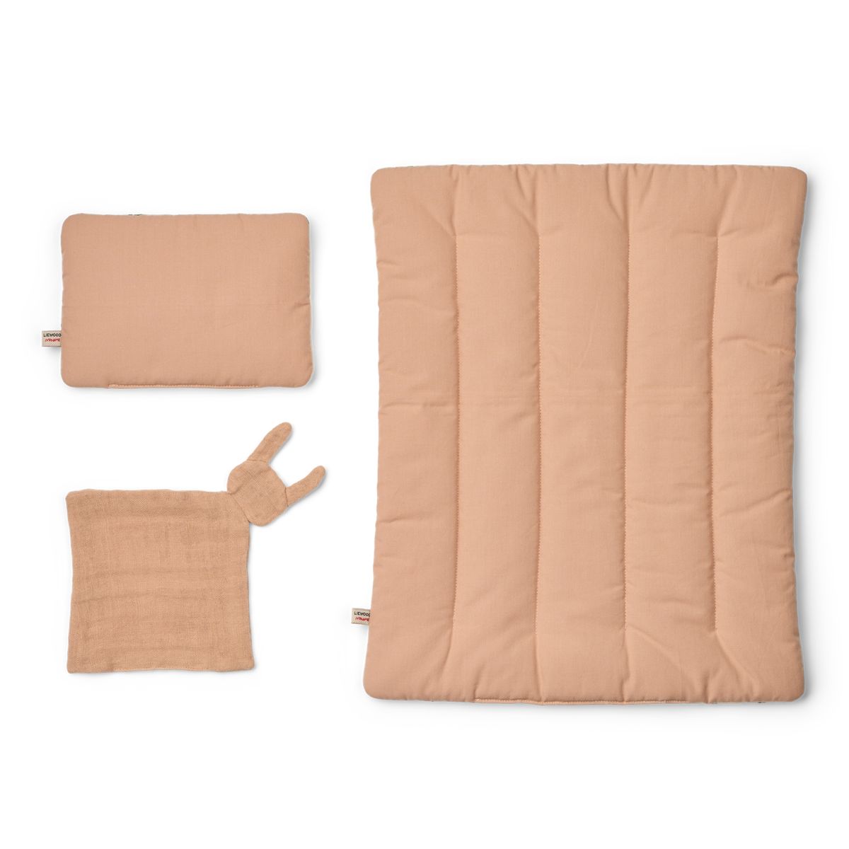 Puppenbett-Set Joan 'Peach/Sea Shell'