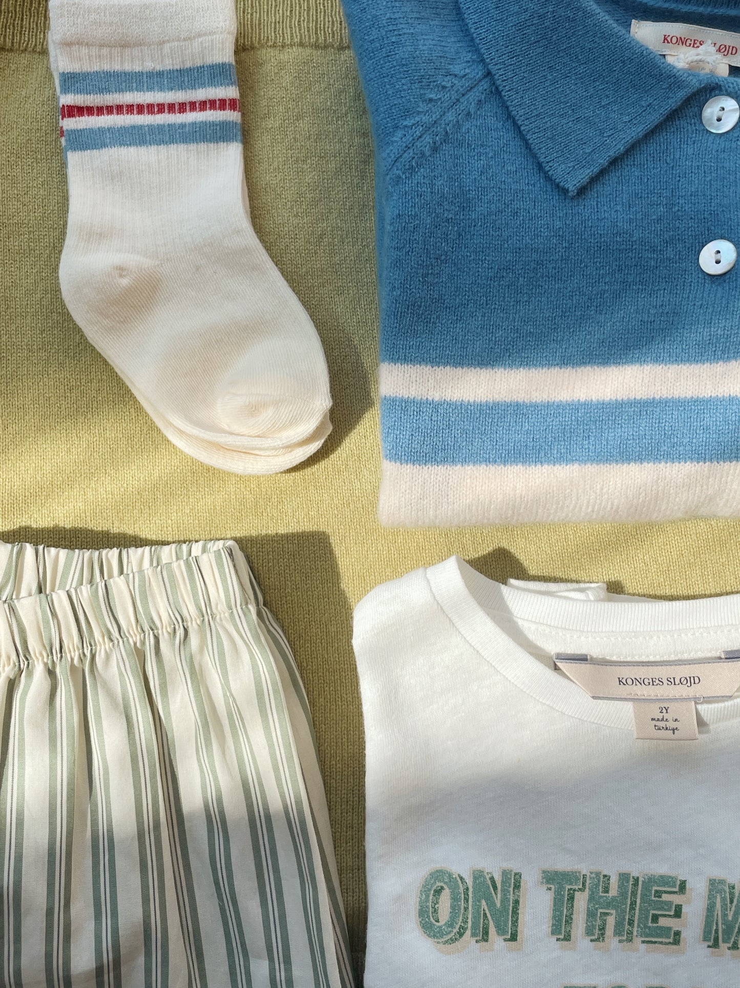 3er-Pack Asli Shorts 'Basil/Orchid/Blue Stripe'