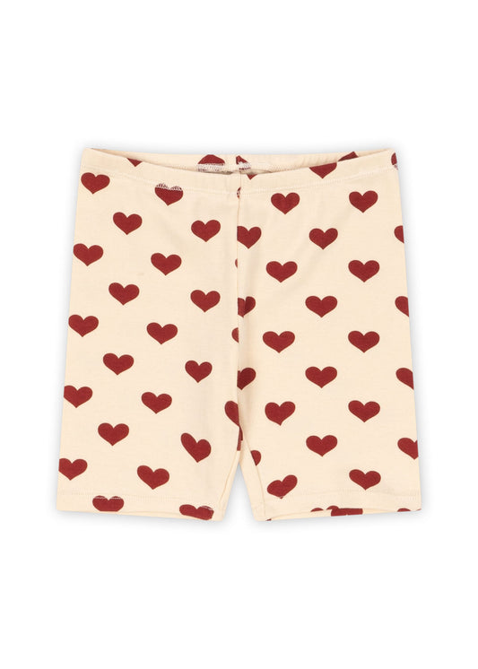 Classic Short Leggings 'Amour Rouge'