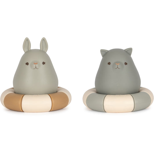 2er Pack Silikon Badespielzeug 'Almond Mix' - The Little One • Family.Concept.Store.