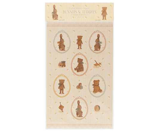 Stickerbogen 'Bunnies & Teddies' - The Little One • Family.Concept.Store.