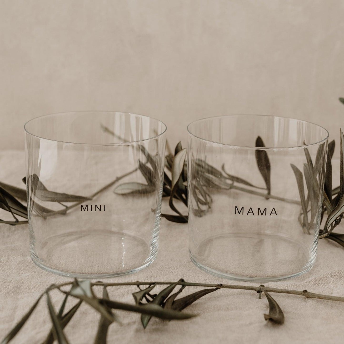 Trinkglas 2er Set 'Mama & Mini' - The Little One • Family.Concept.Store. 
