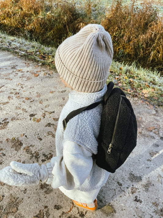 Mini Rucksack Teddy 'Black' - The Little One • Family.Concept.Store.