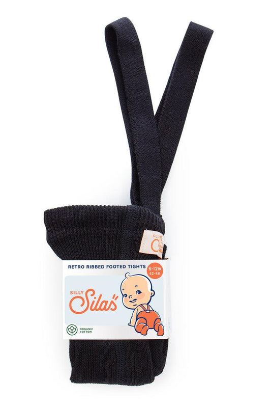 Strumpfhose Footed 'Black' - The Little One • Family.Concept.Store.