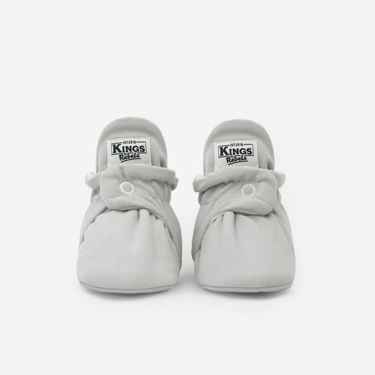Gamuza Booties Gripper 'Grey' - The Little One • Family.Concept.Store. 