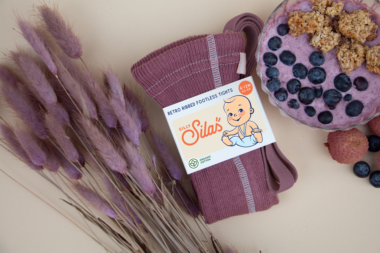Strumpfhose Footless 'Acai Smoothie' - The Little One • Family.Concept.Store. 