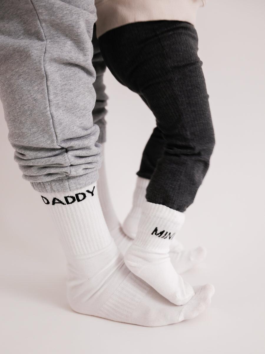 Daddy-Socken 'Weiß' - The Little One • Family.Concept.Store. 